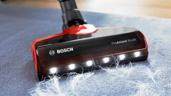Bosch Unlimited 7 BCS711PET ProAnimal Trådløs Støvsuger. Poseløs. 0,3L. Sort, Rød - Image 3