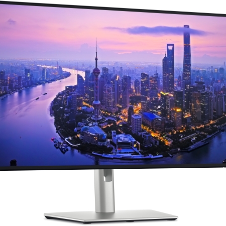 DELL UltraSharp U2725QE computerskærm 68,6 cm (27") 3840 x 2160 pixel 4K Ultra HD LCD Sort, Sølv Mobil, PC og tablet tilbehør