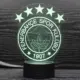 Fenerbahce 3D lampe. Farveskift i 7 farver. Fed natlampe.
