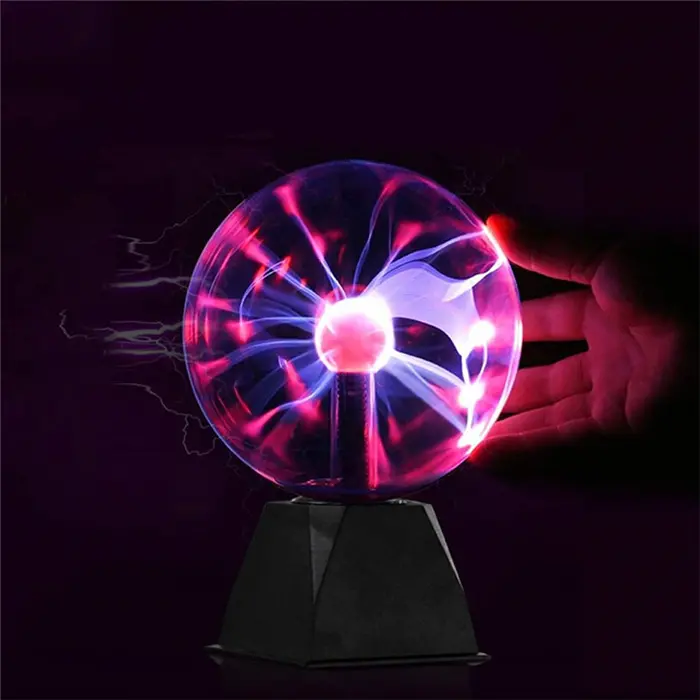 Stor Magisk Plasma Lampe. Reagerer på berøring og lyd! 15cm / 24cm. Magisk Plasma Lampe. Reagerer på berøring og lyd! På lager.