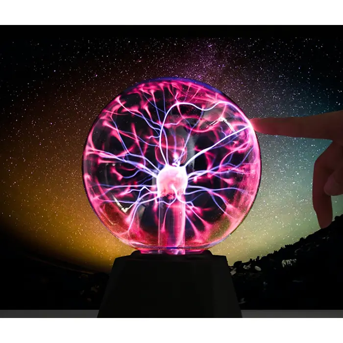 Stor Magisk Plasma Lampe. Reagerer på berøring og lyd! 15cm / 24cm. Stor Magisk Plasma Lampe. Reagerer på berøring og lyd! 15cm / 24cm. - Image 4