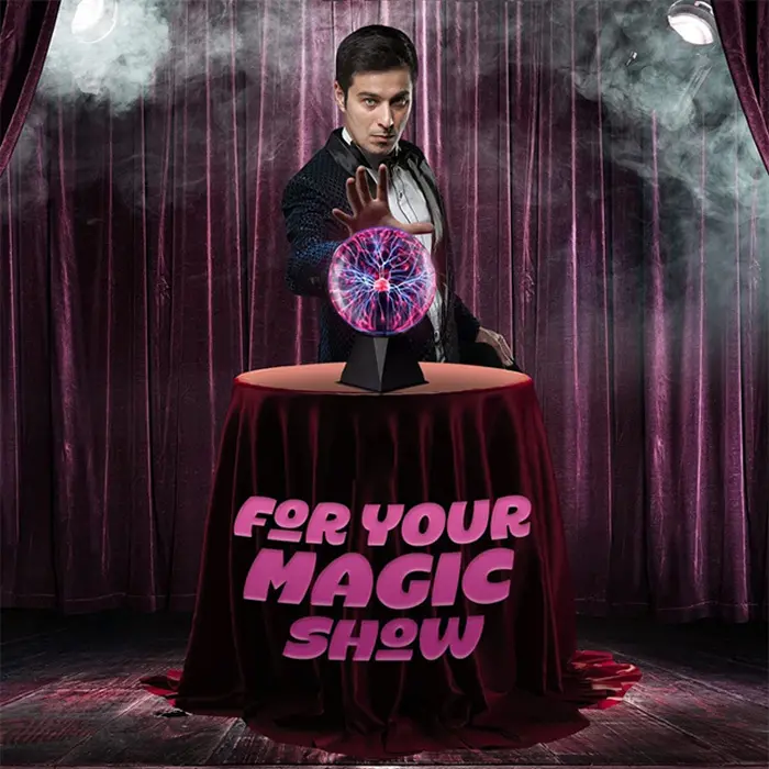 Stor Magisk Plasma Lampe. Reagerer på berøring og lyd! 15cm / 24cm. Stor Magisk Plasma Lampe. Reagerer på berøring og lyd! 15cm / 24cm. - Image 9