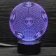 Paris Saint-Germain - PSG 3D lampe. 7 farver og farveskift.