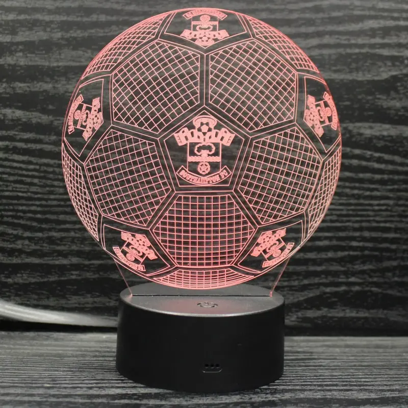 Southampton 3D lampe. Fodbold. Farveskift mellem 7 farver. Southampton 3D lampe. Fodbold. Farveskift mellem 7 farver. - Image 7