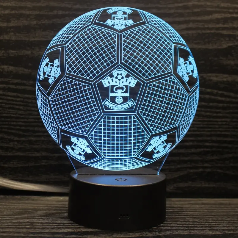 Southampton 3D lampe. Fodbold. Farveskift mellem 7 farver. Southampton 3D lampe. Fodbold. Farveskift mellem 7 farver. - Image 3