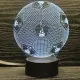 Tottenham 3D lampe. Farveskift mellem 7 farver. Bestil Her.