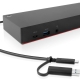 Lenovo 40AF0135EU dockingstation Ledningsført Sort Mobil, PC og tablet tilbehør