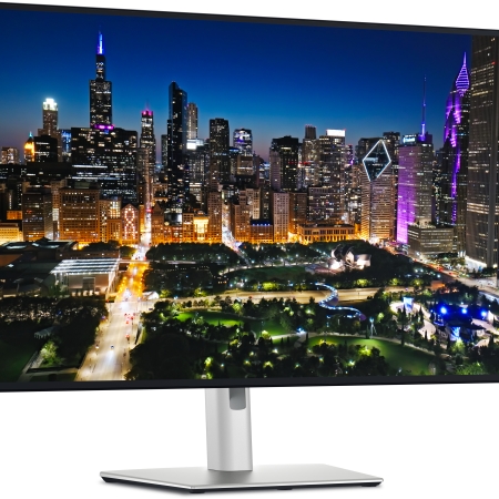 DELL UltraSharp U3225QE computerskærm 80 cm (31.5") 3840 x 2160 pixel 4K Ultra HD LCD Sort, Sølv Mobil, PC og tablet tilbehør