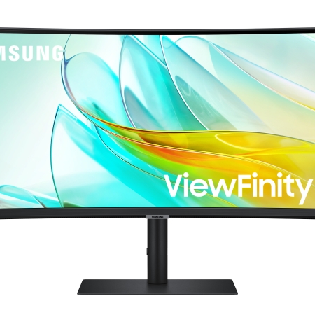 Samsung S65UC computerskærm 86,4 cm (34") 3440 x 1440 pixel UltraWide Quad HD LCD Sort Mobil, PC og tablet tilbehør
