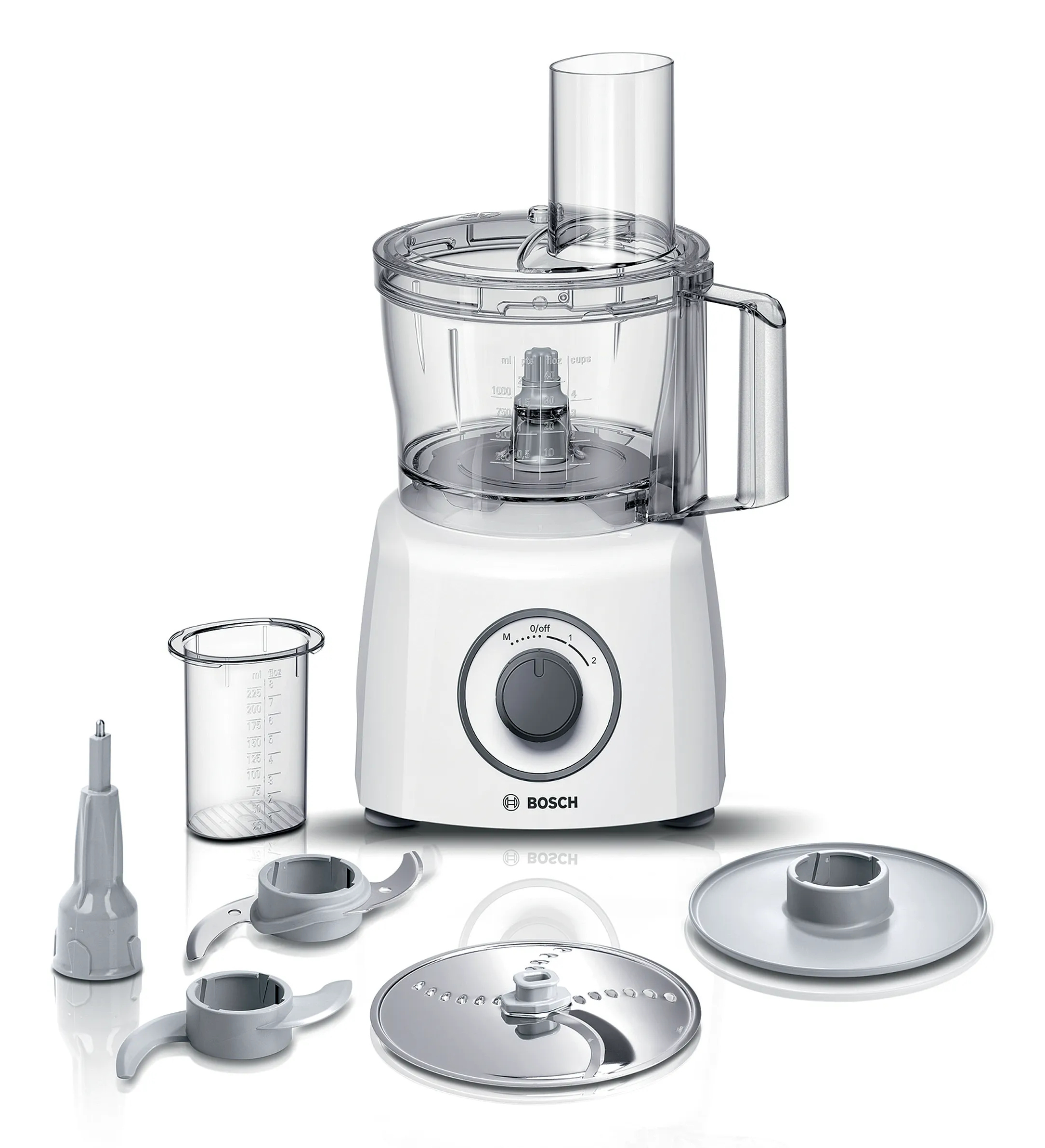 Bosch MCM3100W foodprocessor 800 W 2,3 L Hvid