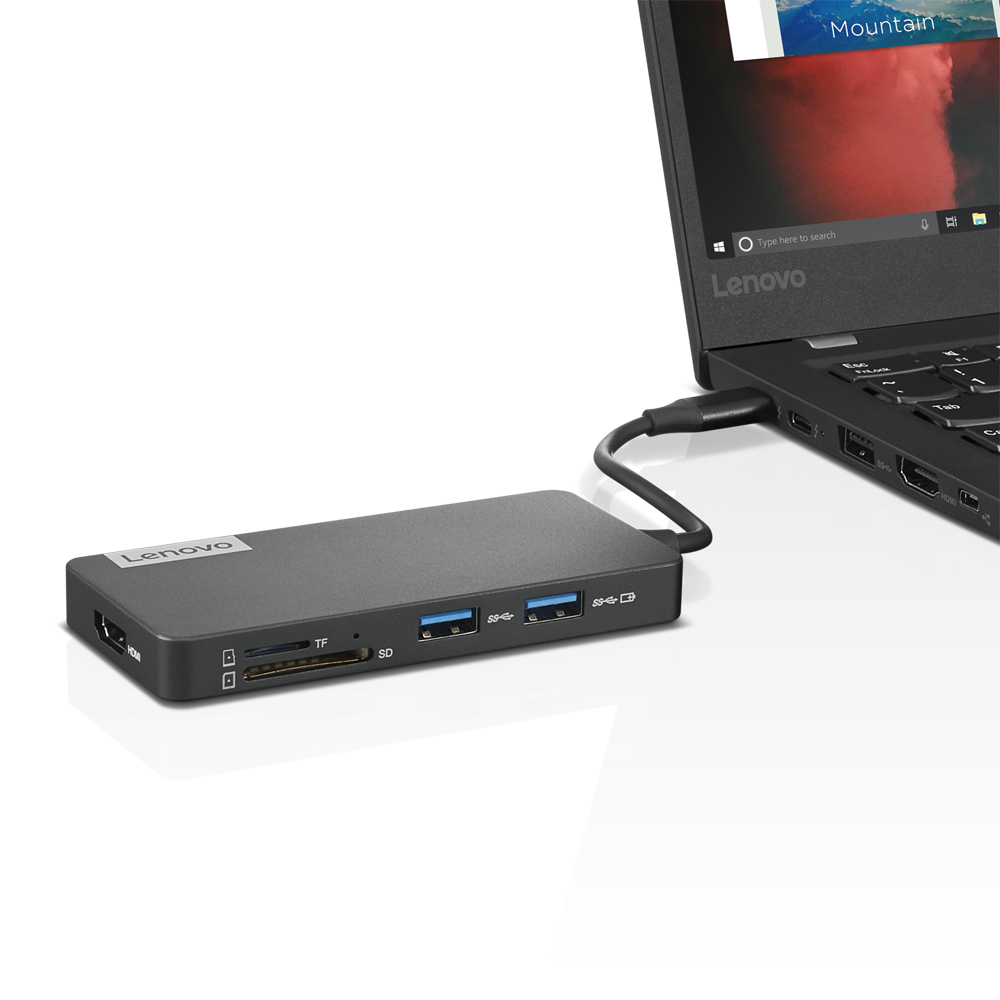 Lenovo GX90T77924 dockingstation Ledningsført USB 3.2 Gen 1 (3.1 Gen 1) Type-C Grå Lenovo GX90T77924 dockingstation Ledningsført USB 3.2 Gen 1 (3.1 Gen 1) Type-C Grå - Image 4