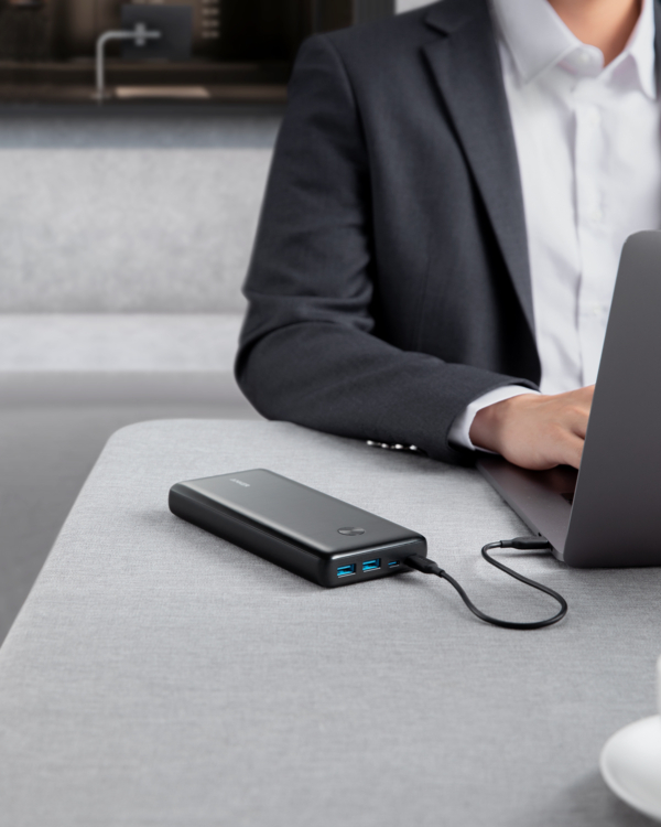 Anker PowerCore III Elite 25600 Powerbank. 25600mAh. Sort - Image 3