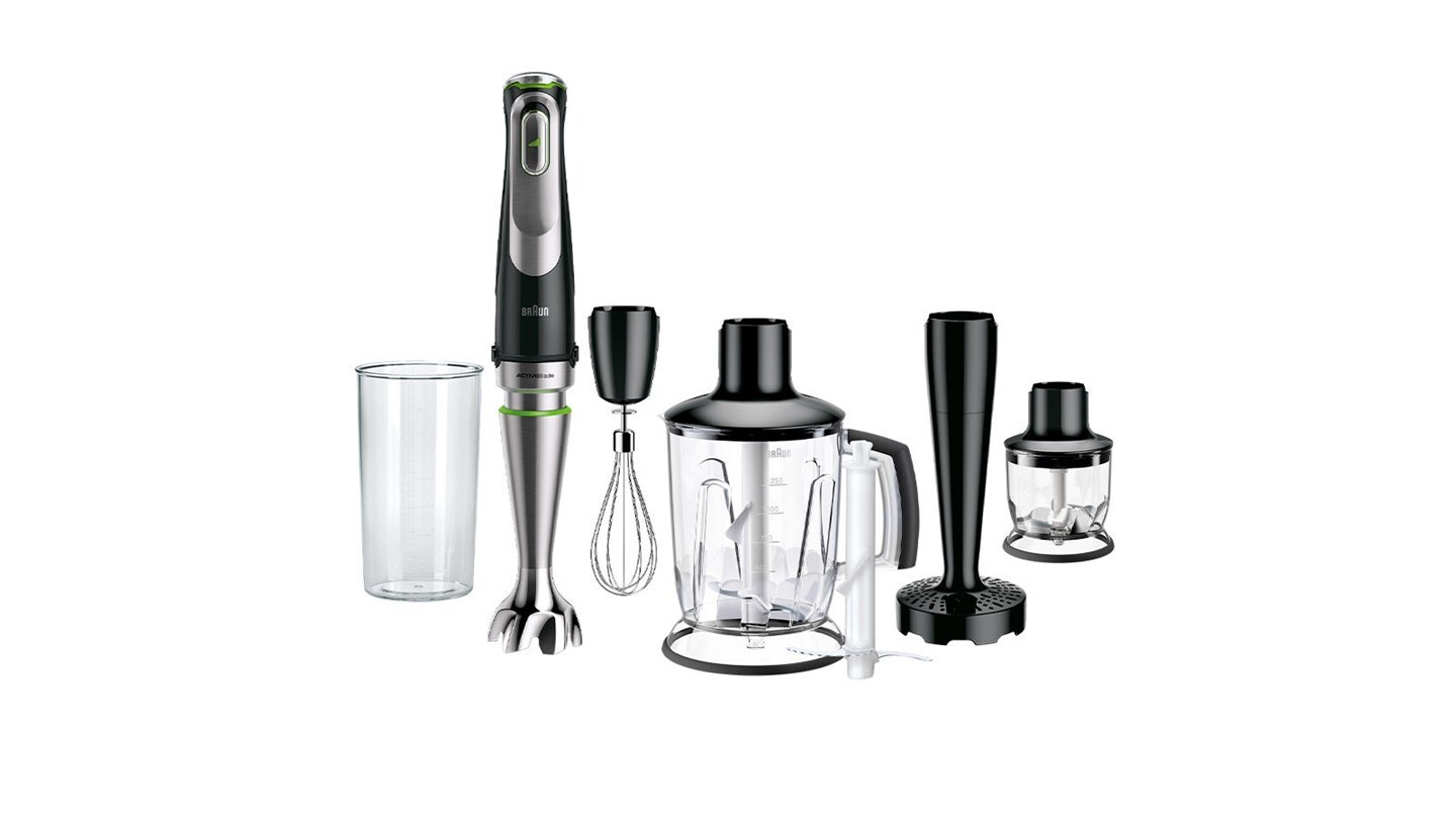 Braun MultiQuick 9 MQ 9147X 0,6 L Nedsænkning blender 1200 W Sort, Rustfrit stål Braun MultiQuick 9 MQ 9147X 0,6 L Nedsænkning blender 1200 W Sort, Rustfrit stål