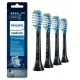 Philips C3 Premium Plaque Defence HX9044/33 - 4x Soniske tandbørstehoveder - Sort Mobil, PC og tablet tilbehør