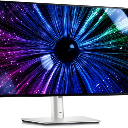 DELL UltraSharp U2424HE computerskærm 60,5 cm (23.8") 1920 x 1080 pixel Fuld HD LCD Sort, Sølv Mobil, PC og tablet tilbehør