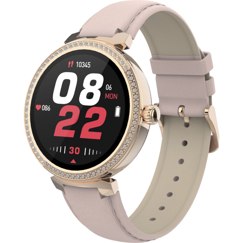 DENVER SWC-342 Dame Smartwatch – Puls & Blodilt, Rose Gold med Smukke Sten DENVER SWC-342 Dame Smartwatch – Puls & Blodilt, Rose Gold med Smukke Sten - Billede 4