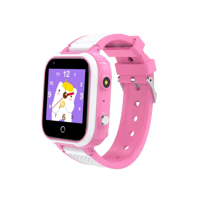 DH9S Vandtæt GPS Smartwatch til børn med 4G. Geo-hegn, videoopkald, spil mm. Pink. DH9S Vandtæt GPS Smartwatch til børn med 4G. Geo-hegn, videoopkald, spil mm. Pink. - Billede 2