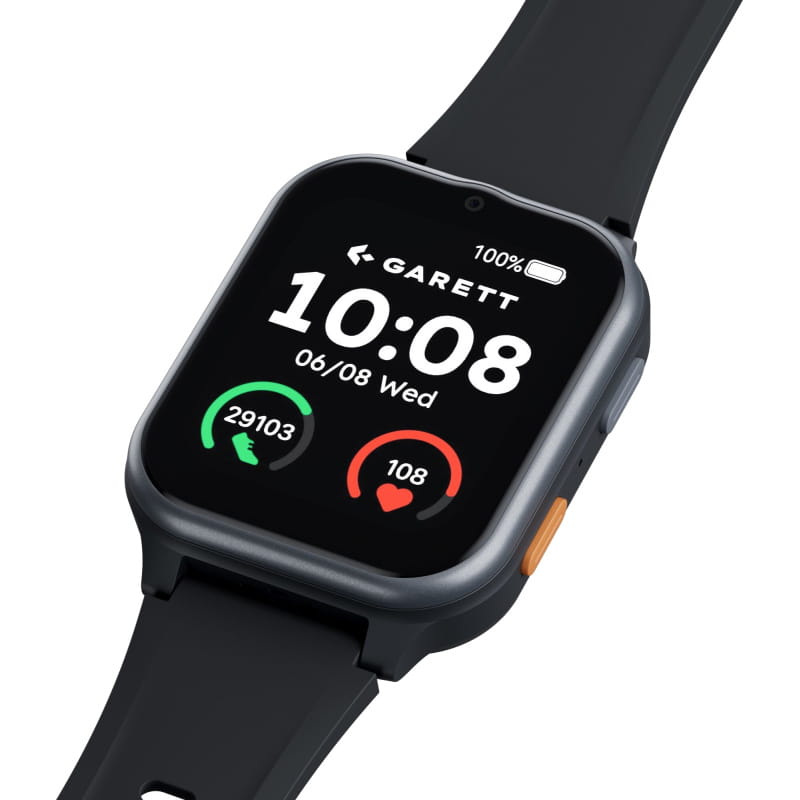 Senior Smartwatch med 4G, GPS, SOS & Faldalarm – Garett Vita 4G Sort Senior Smartwatch med 4G, GPS, SOS & Faldalarm – Garett Vita 4G Sort - Billede 4