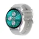 HK85 Smartwatch. 1.43" AMOLED HD Touch Screen. Silver.