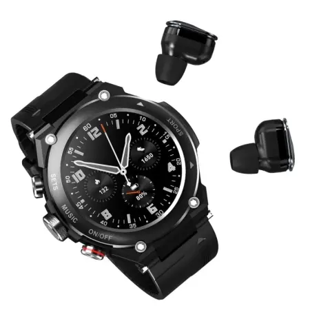 LEMFO T92 Smartwatch med indbygget TWS Høretelefoner.