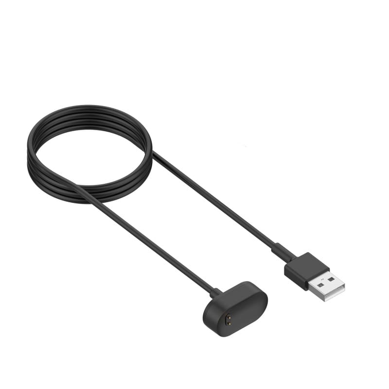 Oplader til Fitbit Inspire, Inspire HR og Fitbit Ace 2. Magnetisk opladekabel. 1m. Sort. Oplader til Fitbit Inspire, Inspire HR og Fitbit Ace 2. 1m.