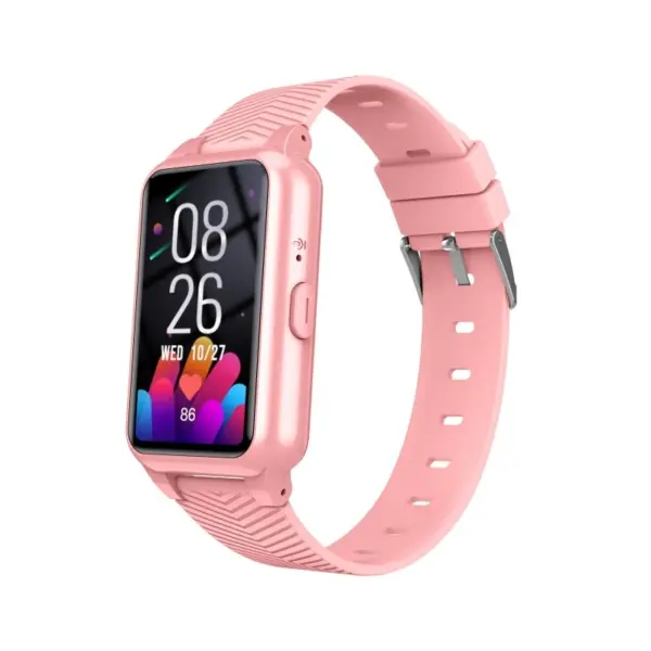 Flot pink S10 GPS Smartwatch med 4G, Geo-lokation mm.