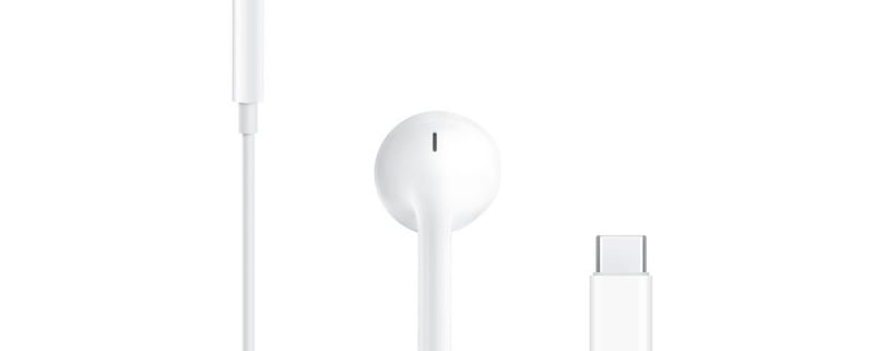 Originale Apple EarPods med USB-C stik. MTJY3ZM/A. Køb her