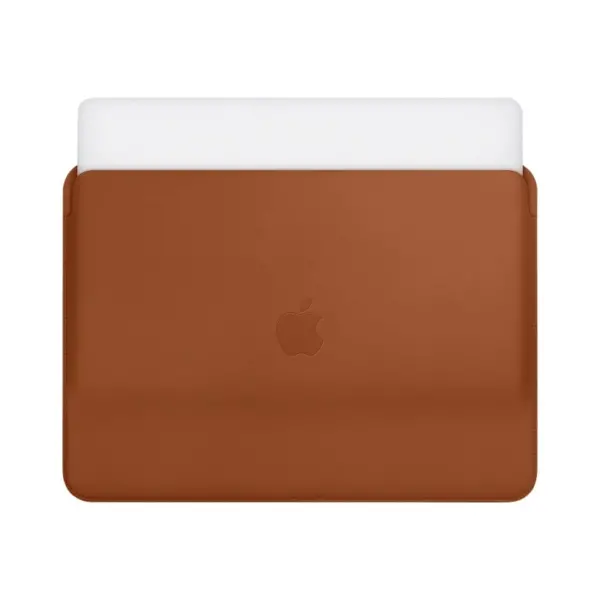 Lækkert Apple læder sleeve til MacBook 13". Brun. Se det her