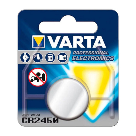 Varta Electronics CR2450 Knapcellebatteri 3V Litium 560 mAh Varta CR2450 Knapcellebatteri 3V Litium 560 mAh