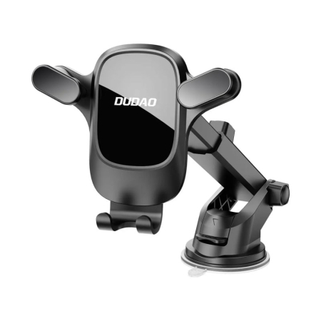 Dudao F5Pro+ Mobilholder til Bil med Sugekop. Sort