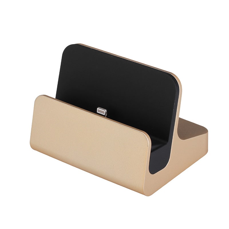 iPad Dock. Elegant Bordlader til både iPads og iPhones. Gold Elegant iPad Dock. Passer til iPads og iPhones Op til 10,2". Gold
