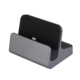 iPad Dock. Elegant Bordlader til både iPads og iPhones. Grå Flot iPad Dock, til at oplade din iPad på bordet. Grå.