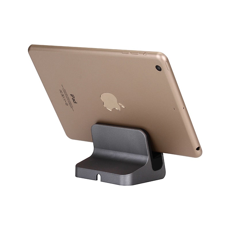 iPad Dock. Elegant Bordlader til både iPads og iPhones. Grå iPad Dock. Elegant Bordlader til både iPads og iPhones. Grå - Image 3