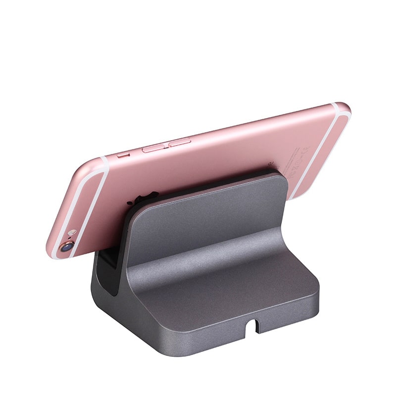 iPad Dock. Elegant Bordlader til både iPads og iPhones. Grå iPad Dock. Elegant Bordlader til både iPads og iPhones. Grå - Image 9