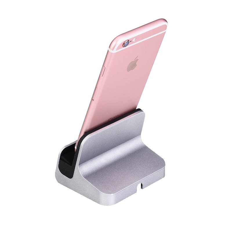 iPad Dock. Elegant Bordlader til både iPads og iPhones. Silver iPad Dock. Elegant Bordlader til både iPads og iPhones. Silver - Image 6