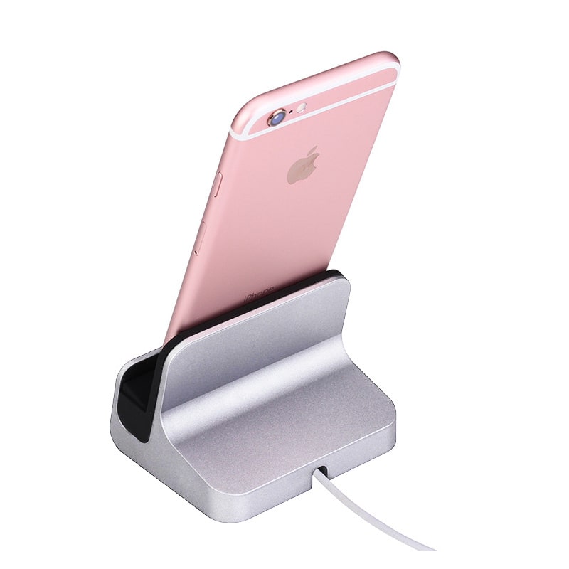 iPad Dock. Elegant Bordlader til både iPads og iPhones. Silver iPad Dock. Elegant Bordlader til både iPads og iPhones. Silver - Image 5