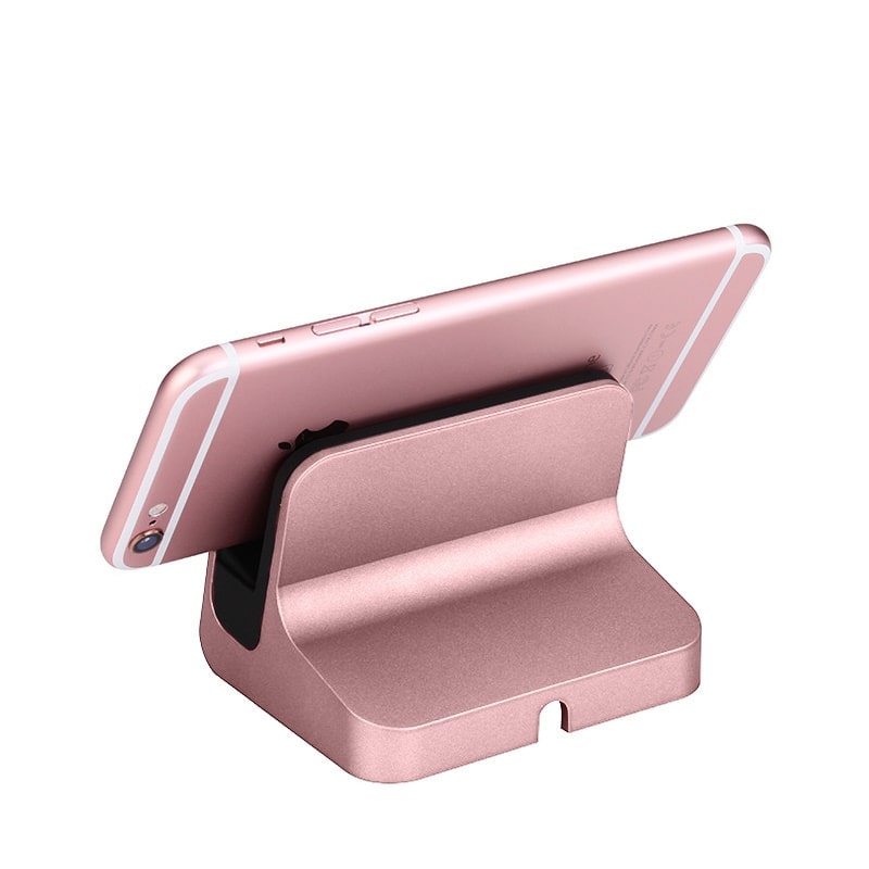iPhone dock & iPad Mini dock. Flot bordlader. Rose Gold iPhone dock & iPad Mini dock. Flot bordlader. Rose Gold - Image 3