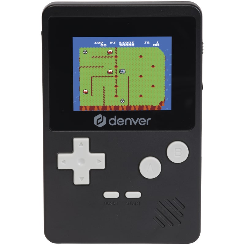 DENVER GMP-290 Håndholdt Spillekonsol med 200 Indbyggede Spil. Sort