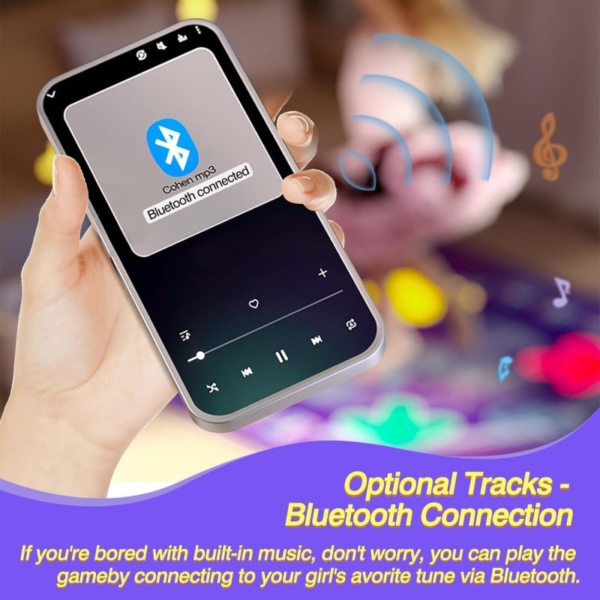 Interaktiv Dansemåtte med Bluetooth. Sjov, Musik og Bevægelse for Børn - Image 7