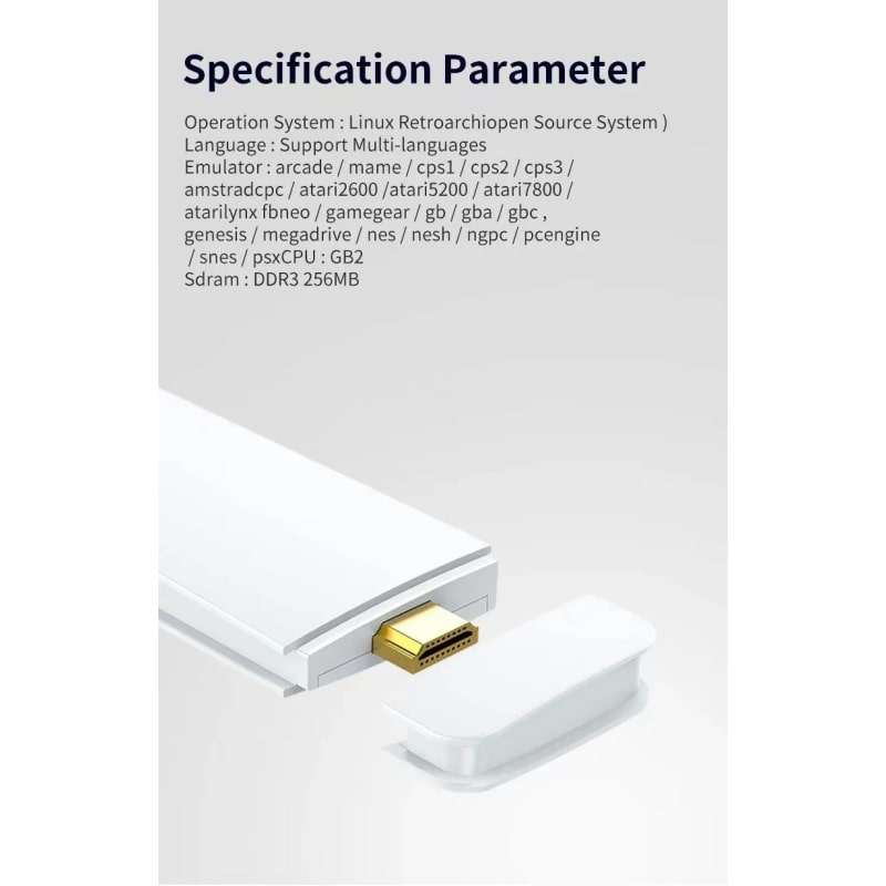 Retro Game Stick 4K – Trådløs Spillekonsol med 20.000+ Klassiske Spil og 2x Dual Controllers Retro Game Stick 4K – Trådløs Spillekonsol med 20.000+ Klassiske Spil og 2x Dual Controllers - Image 11