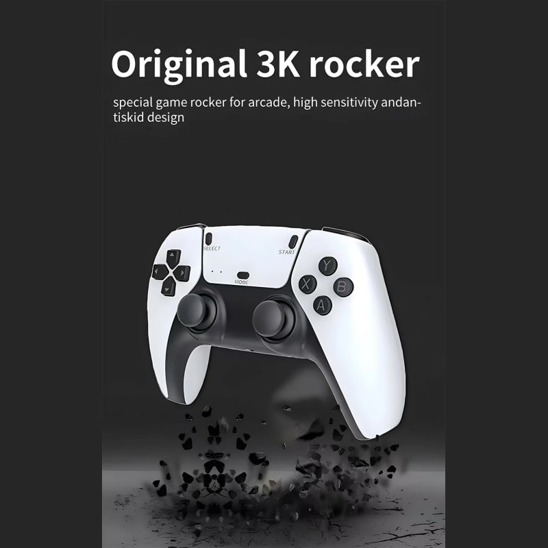 Retro Game Stick 4K – Trådløs Spillekonsol med 20.000+ Klassiske Spil og 2x Dual Controllers Retro Game Stick 4K – Trådløs Spillekonsol med 20.000+ Klassiske Spil og 2x Dual Controllers - Image 8