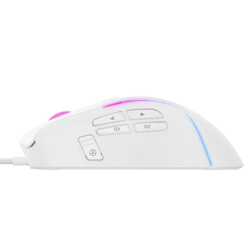Havit MS1033 Gaming Mus. RGB Baggrundsbelysning samt op til 8000 DPI. Hvid Havit MS1033 Gaming Mus. RGB Baggrundsbelysning samt op til 8000 DPI. Hvid - Billede 6
