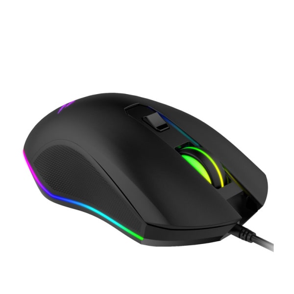 HAVIT HV-MS804 RGB gaming mus med LED lys. HAVIT HV-MS804 RGB gaming mus med LED lys. - Billede 3