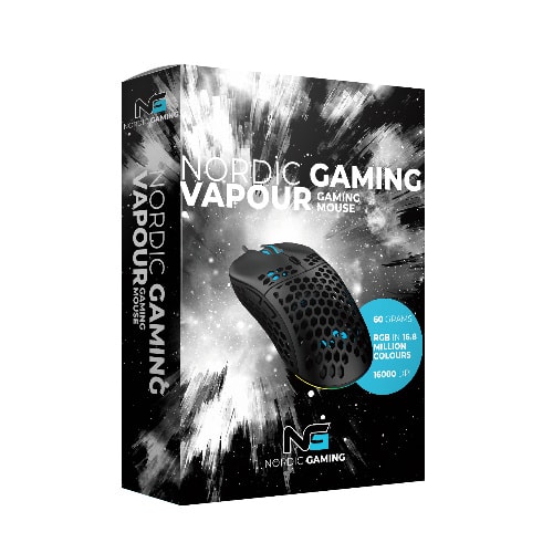 Nordic Gaming Vapour Ultra Light Gaming mus med RGB. Kun 60g! Nordic Gaming Vapour Ultra Light Gaming mus med RGB. Kun 60g! - Image 5
