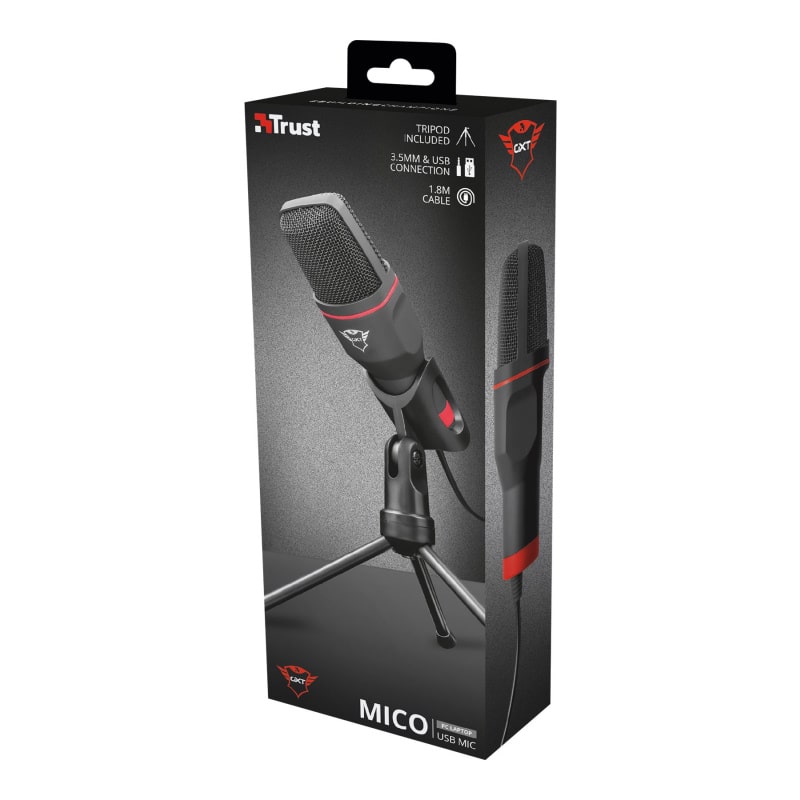 Trust Gaming GXT 212 Mikrofon. Mico. Perfekt til gamere, streamere mm Trust Gaming GXT 212 Mikrofon. Mico. Perfekt til gamere, streamere mm - Image 8