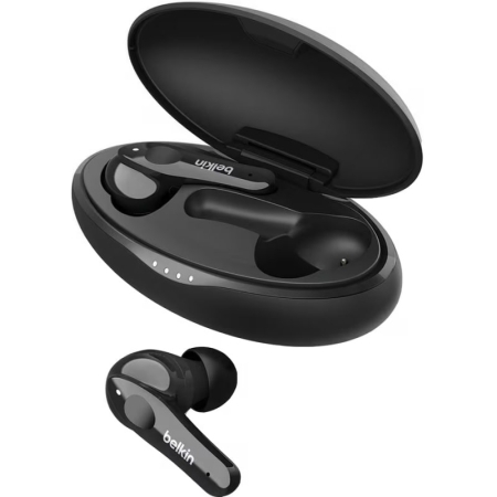Belkin Soundform Move Plus True Wireless in-ear høretelefon. Sort