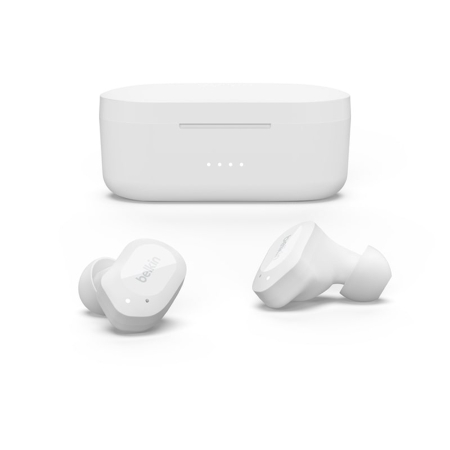 Belkin SOUNDFORM Play True Wireless Earbuds - støjreduktion - hvid