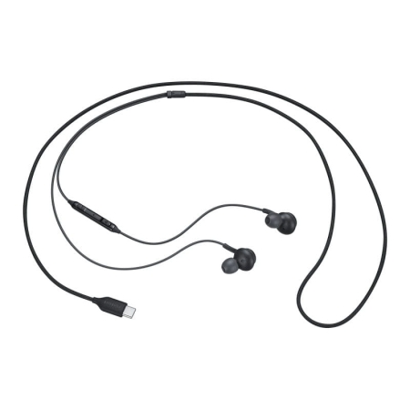 Samsung USB-C Kablede In-Ear Høretelefoner EO-IC100 – Sort med mikrofon Samsung EO-IC100 USB-C In-Ear Høretelefoner Sort