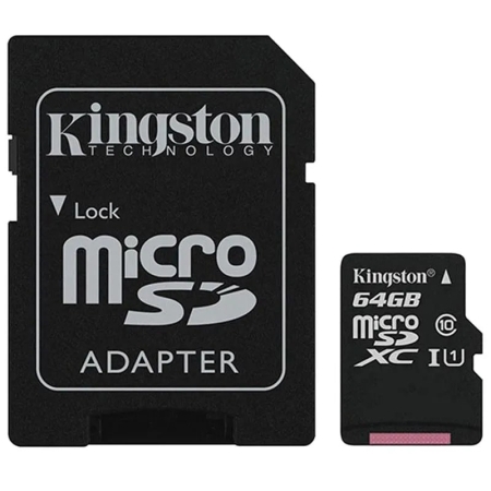 Kingston Canvas Select Plus microSDXC 64GB. Class10. Kingston Canvas Select Plus microSDXC 64GB. Class10.