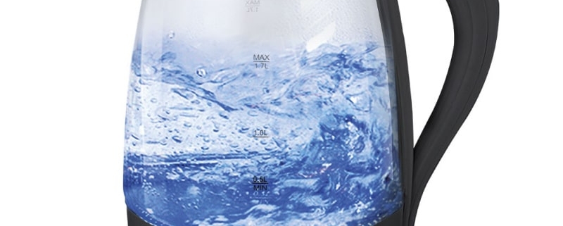 Esperanza Salto Angel Elkedel i Glas med flot LED lys. 1.7L Esperanza Salto Angel Elkedel i Glas med flot LED lys. 1.7L